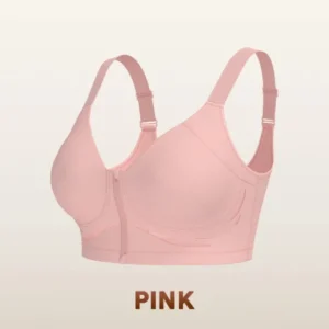 Wireless Zip-front Body Shaping Bra
