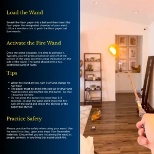 Fusked™ Fire Shooting Wands of Hogwarts