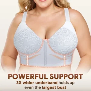 Wireless Zip-front Body Shaping Bra