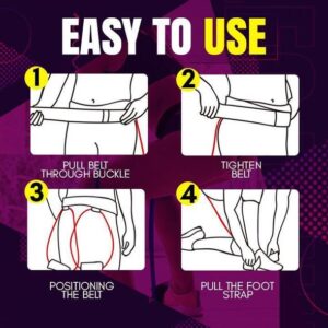 BubbleButt™ Waist Belt Pedal Butt Trainer