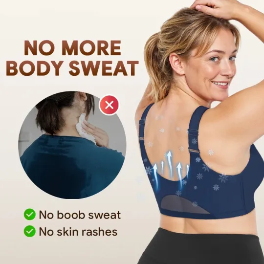 Wireless Zip-front Body Shaping Bra