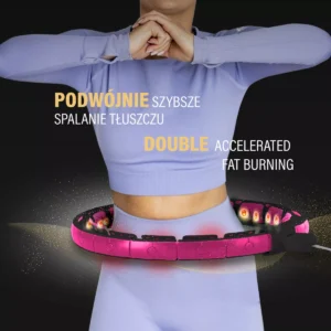 HHM16 Magnetic Rocking Ring with weight pink-black