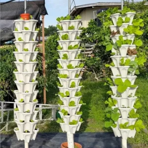 Stand-Standing Planters Strawberry Planting Pots