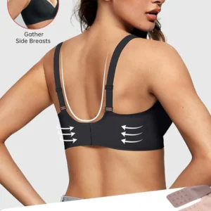Seamless Deep V Push-Up Wireless Bra