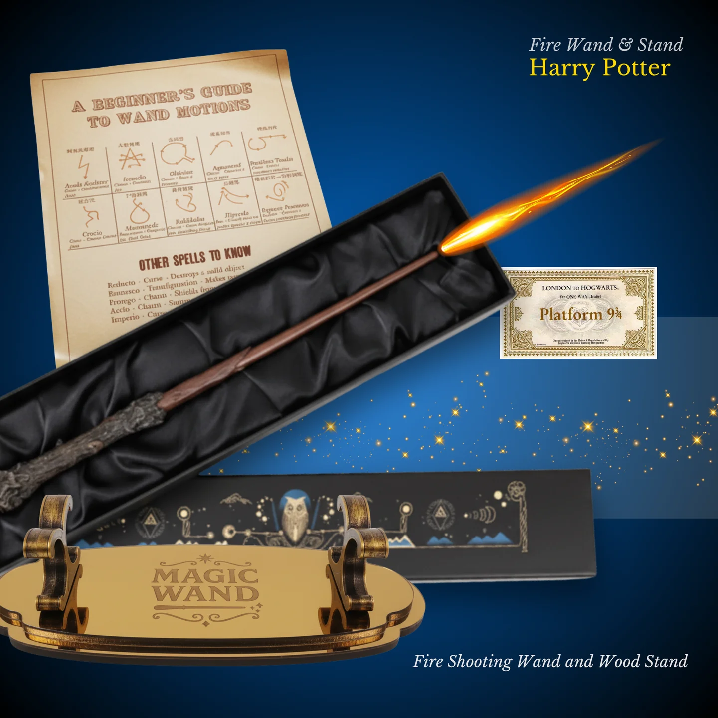 Fusked™ Fire Shooting Wands of Hogwarts