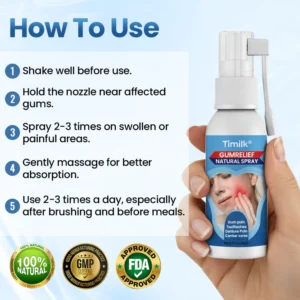 timilk gum care spray