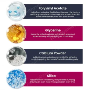 AdhereDent thermoplastic denture adhesive tube