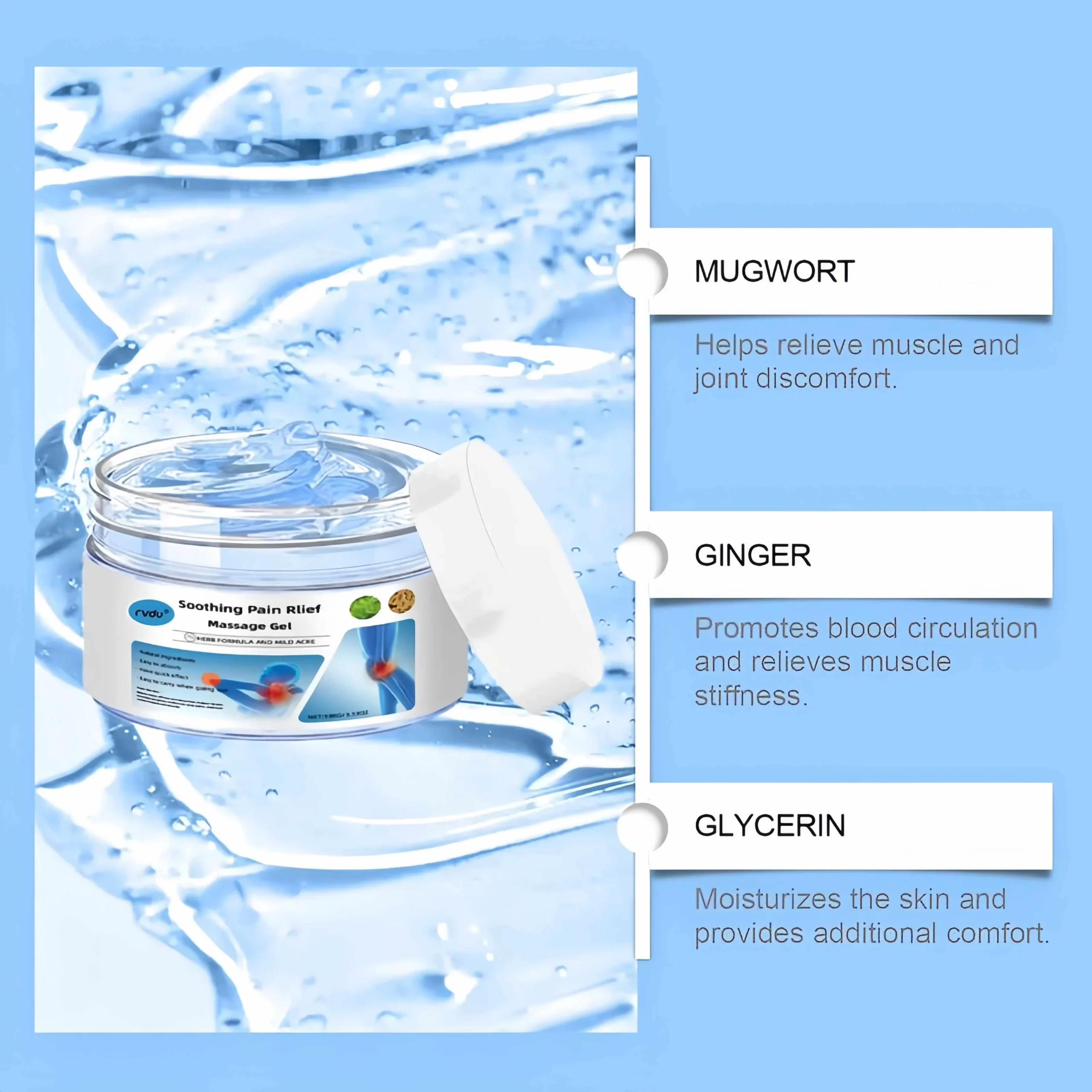 Fast-Acting Herbal Joint Comfort Gel