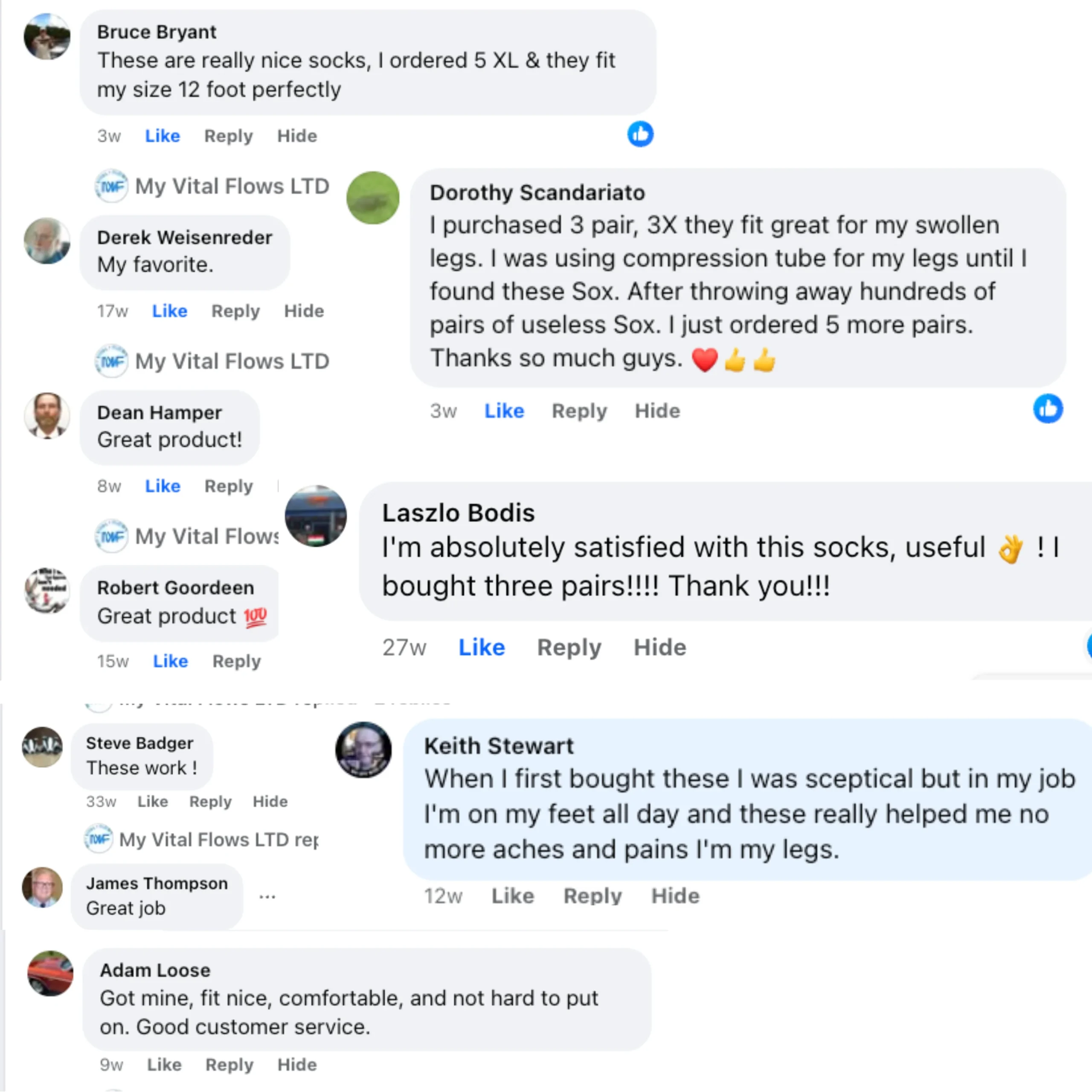 Graduated Compression Support Socks – 20–30 mmHg Circulation Boost