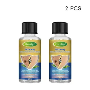 Fivfivgo™ TAGAway solution for removing moles and warts