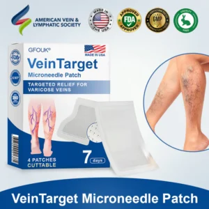 Microneedle Varicose Vein Relief Patch – Deep Penetration Formula