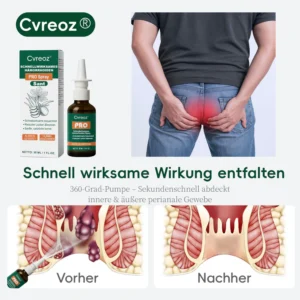 Cvreoz® Fast Acting Hemorrhoid Pro Spray