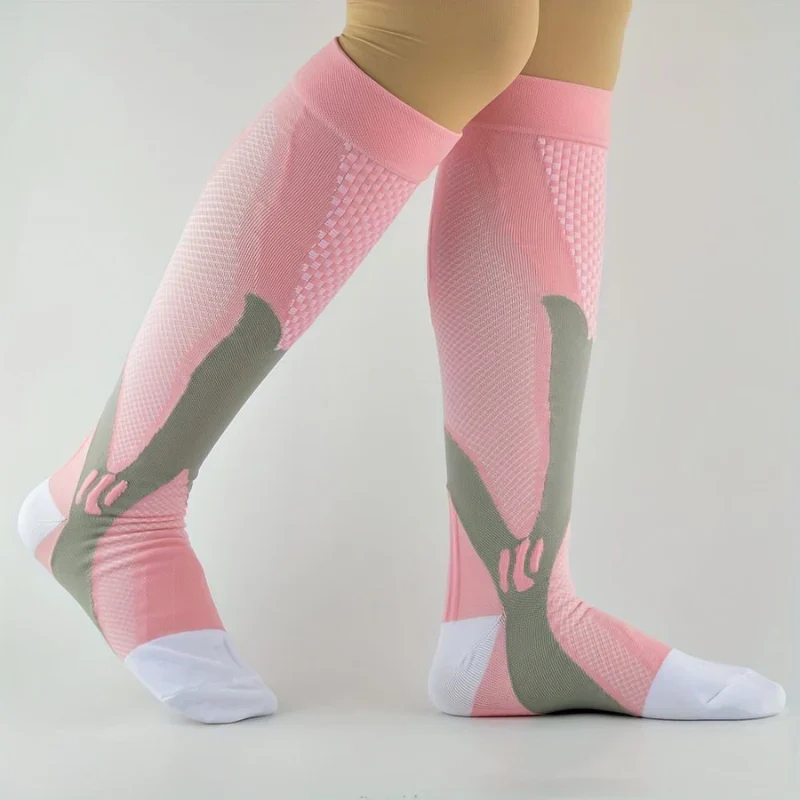 Graduated Compression Support Socks – 20–30 mmHg Circulation Boost