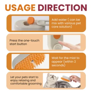 smooth grooming steam brush