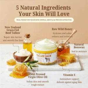 nourishing tallow honey balm