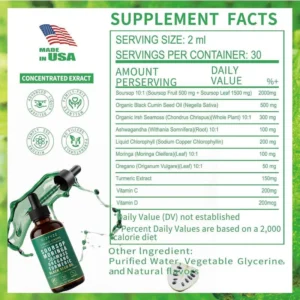 antioxidant rich soursop bitters