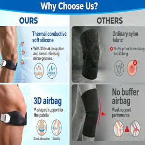 ergonomic knee strap for running