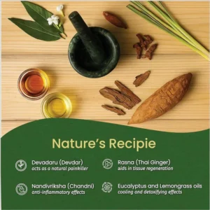 natural herbal oil for deep tissue comfort